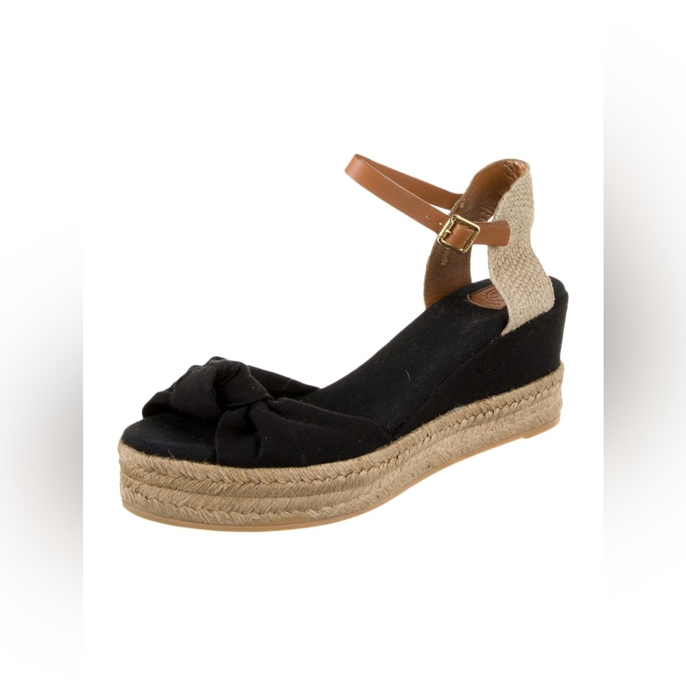 Tory Burch Ankle Strap Wedge Sandals Size 9.5